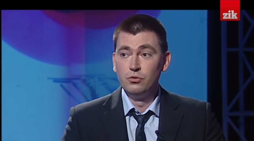 Yuri Mikhalchishin en el debate de ZIK